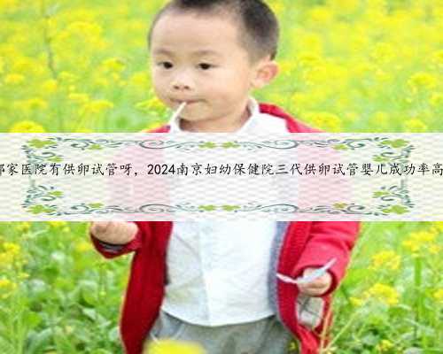南京哪家医院有供卵试管呀，2024南京妇幼保健院三代供卵试管婴儿成功率高不